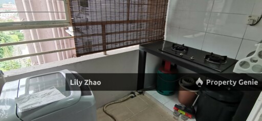 Alam Damai Condo with Balcony for Rent, Block B 11th Floor, Fully Furnished, Kota Kinabalu City
