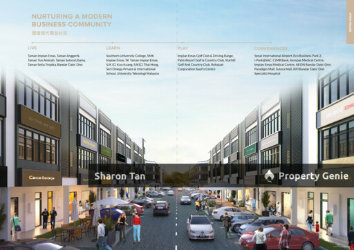 New Impian Walk 1st Floor For Rent l Impian Emas l Skudai