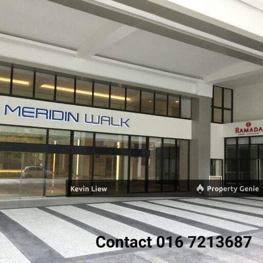 Meridin Walk@ Medini Retail Shop LG Floor Near Escalators & Lift