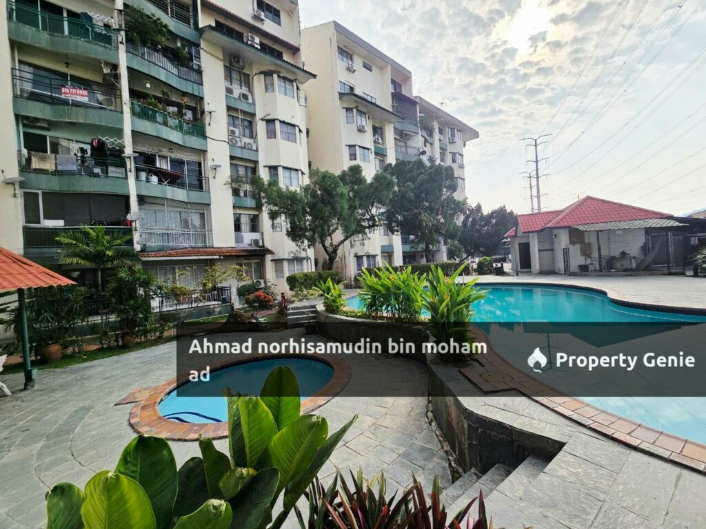 RENOVATED  CORNER LOT  CITY GARDEN ORCHID COURT CONDOMINIUM TAMAN NIRWANA ,AMPANG for SALE