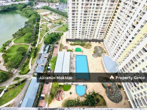 Corner Unit, Renovated, Partially Furnished & 1 Parking | Platinum Lake PV12 Condominium, Danau Kota Setapak, KL .
