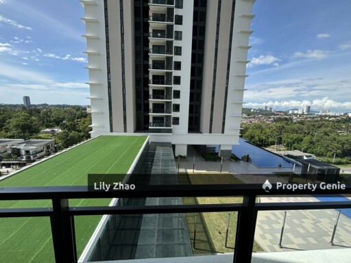 Jesselton Twin Towers B 13th Floor, High End Condo for Rent, 2Bed 2Bath, 832 sf, Near QE2, Jalan Lintas, Kota Kinabalu City
