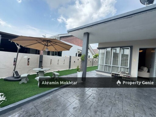 RENOVATED & PARTIALLY FURNISHED | Single Storey Semi-detached @ Taman Bentara, Telok Panglima Garang