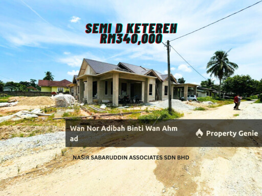 SEMI D LUAS SERUPO BANGLO KG PADANG LACHANG KETEREH KELANTAN