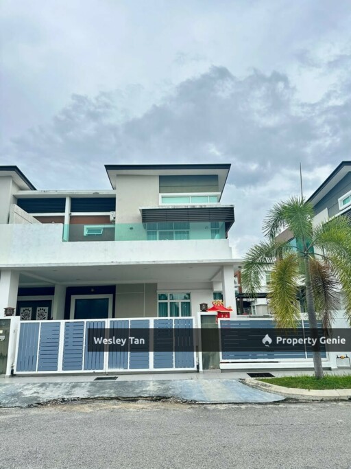 Bukit Baru Murni 2 Storey Semi D Fitted & Furnished 24hrs Gated & Guarded Facing Field Extra Greenery View with Parking