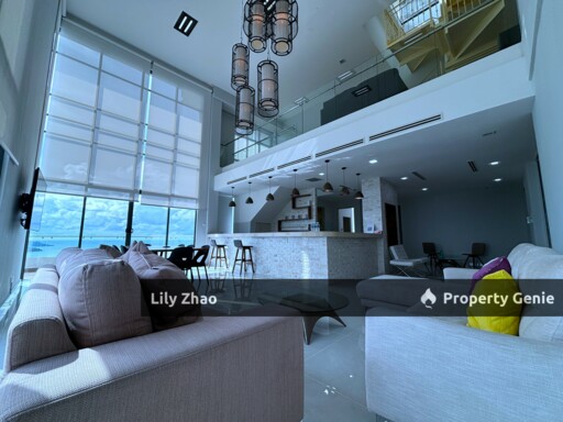 Exclusive Full Sea View Triplex Resort Penthouse For Sale, 3,701 Sf, Signal Hill, Kota Kinabalu City, Sabah.