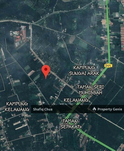 Mukim Kelanang, Jalan Gelanggang Buaya, Kuala Langat