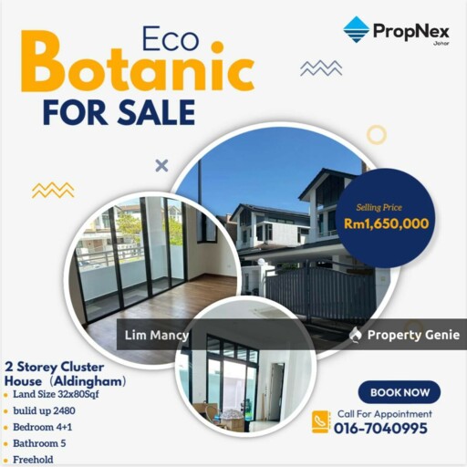 Eco Botanic Double Storey Cluster @Aldingham