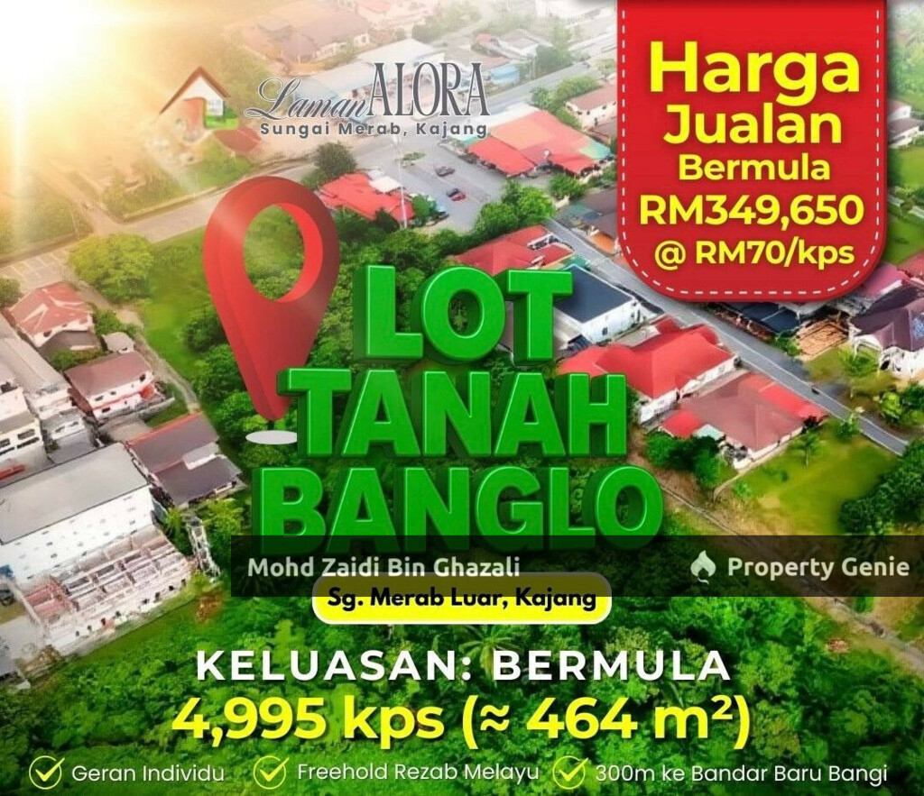 Premium 10 lot banglow Lots Sungai Merab Luar (Near Putrajaya)