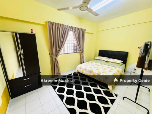 Freehold, Low Level, Fully Furnished & 1 Parking | Plaza Indah Apartment Taman Sepakat Indah Kajang