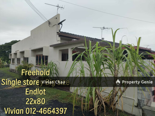 💥Freehold Single Storey Endlot @Taman Wah Keong for Sale
