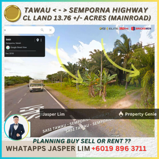 13.10 Acre Tawau Semporna Agriculture Land