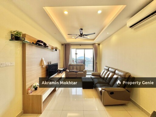 Corner Unit, Fully Furnished & 2 Parking | Residensi Rampai The Parc Tower, Setapak