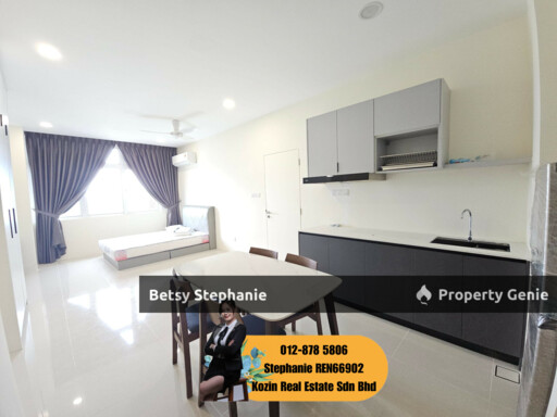 For Rent Studio unit @ Riverine Diamond Condominium
