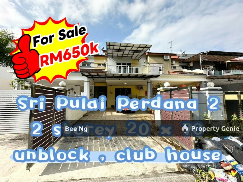 Taman Sri Pulai Perdana 2 / Double Storey / Unblock / Club House / G&G