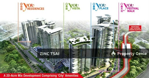 You Residences🔥Save RM 114,000🔥Direct link to Taman Suntex MRT (just downstairs!)🔥Connected to You City Mall