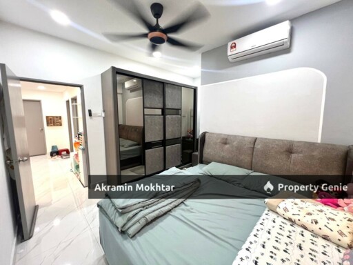 Freehold, Renovated & Partially Furnished | [RSKU] Acacia Apartment Diamond City Semenyih