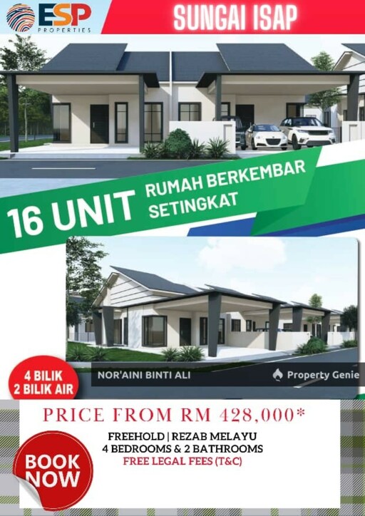 Rumah Baru Semi-D Sungai Isap Kuantan