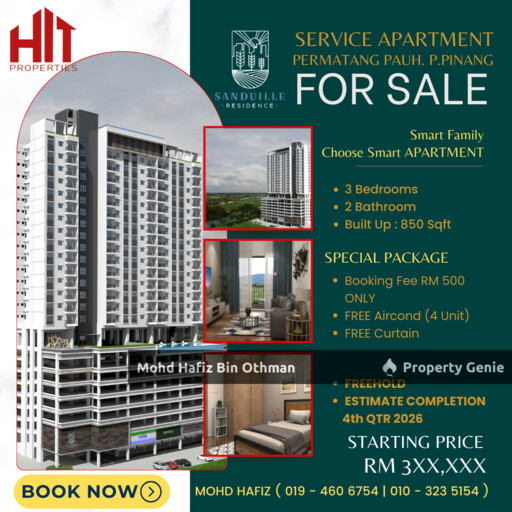 SANDVILLE RESIDENCES, PERMATANG PAUH P.PINANG