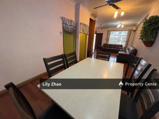 2-Storey Terrace House for Rent, 4 Rooms 3 Bath, Furnished, 2,544 Sqft, Taman Hungab, Noosob, Penampang, Kota Kinabalu, Sabah