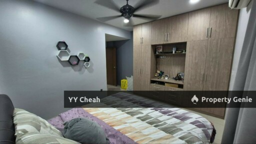 Freehold Corner Lot, iPOH Condo For Sale - 3 Parking Lots Renovated Nice