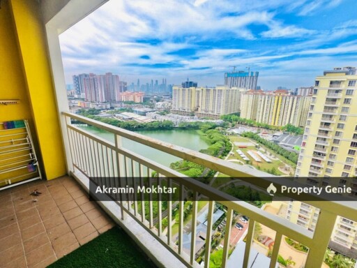 Corner Unit, Renovated, Partially Furnished & 1 Parking | Platinum Lake PV12 Condominium, Danau Kota Setapak, KL .