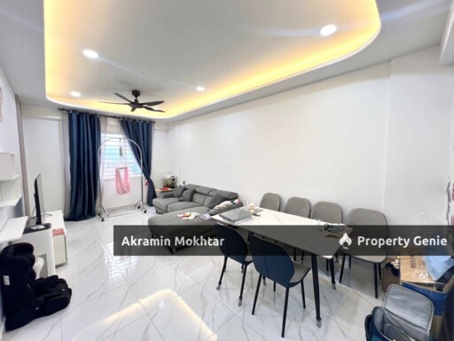Freehold, Renovated & Partially Furnished | [RSKU] Acacia Apartment Diamond City Semenyih