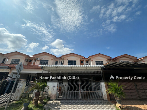 Double Storey House Taman Matahari Indah Depan Surau Booking 1K Full Loan
