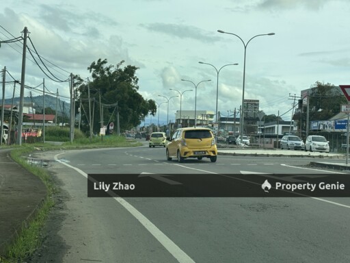 Papar Commercial Land for Rent, Road Side, Corner Lot 8,000 sqft, Papar Square, Papar, Sabah.