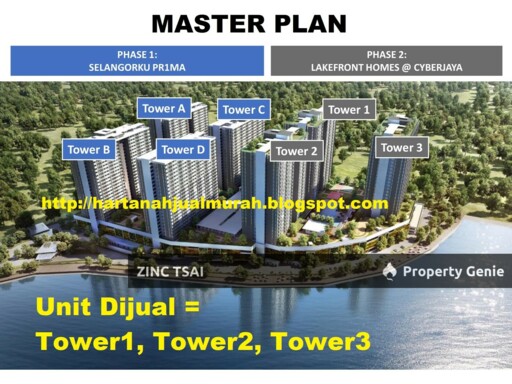 Selangorku PR1MA Lakefront Homes🔥Save RM 52,000🔥8 mins drive to MRT Cyberjaya City Centre🔥6 mins drive to D’Pulze Shopping Centre