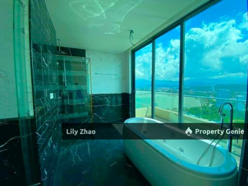 Exclusive Full Sea View Triplex Resort Penthouse for Sale, 6,016 sf @Signal Hill, Kota Kinabalu City, Sabah
