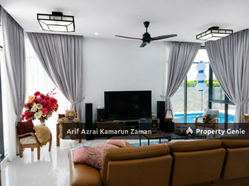 [Fully Furnished] Fera Twin Villa Putrajaya | 3-Storey Semi-D | 5+1 Bedrooms | Private Pool | RM10,000/month
