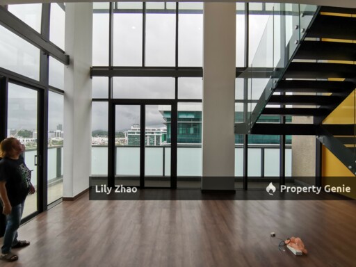 Penthouse Duplex Sea View for Sale Corner Lot, 1,586 sf, Renovated @ Riverson, Kota Kinabalu City Centre
