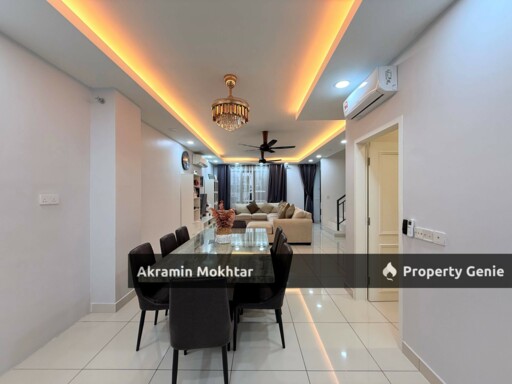 Freehold, Facing Open, Renovated & Fully Furnished | Double Storey Terrace House  KASIH RESIDENCE  SETIA ALAM SARI, BANGI