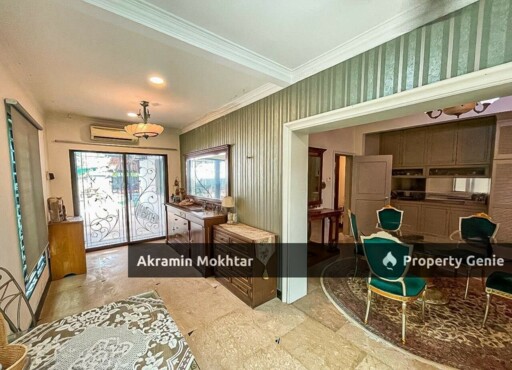 Freehold, CornerLot, Renovated & Partially Furnished | 2-Storey Bungalow Kampung Datuk Keramat KL.