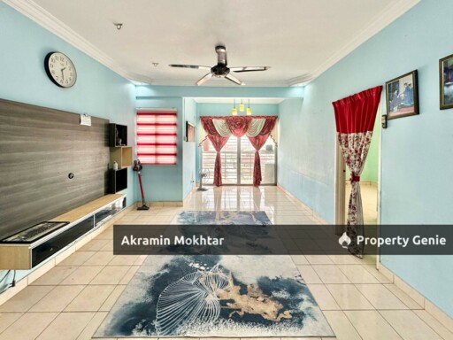 Corner Unit & Partially Furnished | Apartment Puchong Permata 1, Puchong Permai