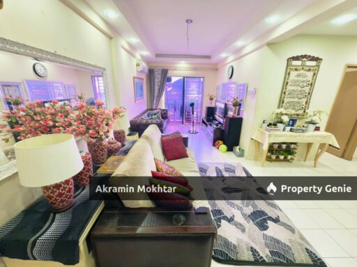 Renovated & 1 Covered Parking | Pangsapuri Saujana Gombak, Taman Pinggiran Batu Caves Selangor