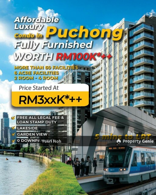 NEW CONDO OPEN FOR REGISTRATION NOW !!!!! - PUCHONG LAKEVIEW CONDO
