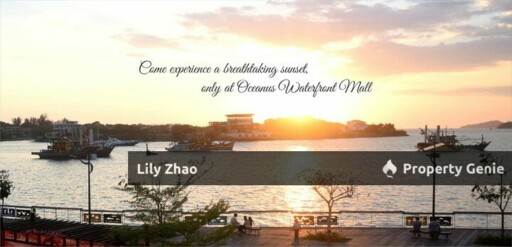 Oceanus Waterfront Shopping Mall Retail Shop 675 Sf @ Concourse Level for Rent