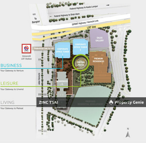 KL Gateway Premium Residence {Save RM 90,000} 1 min walk to Universiti LRT Station