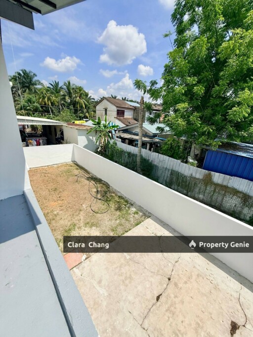Taman Kluang Barat Double Storey Low Cost House Unblock Endlot Unit