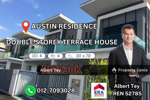 Hot Area #AustinResidence 20x70 Double Storey Terrace House