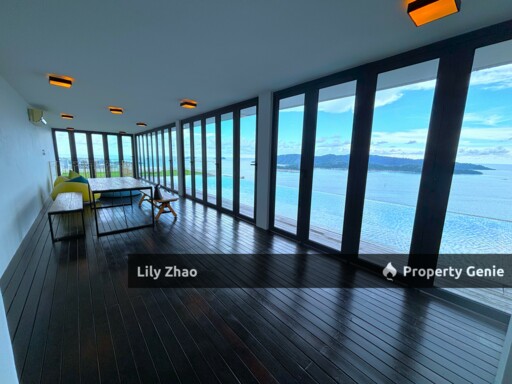 Exclusive Full Sea View Triplex Resort Penthouse For Sale, 3,701 Sf, Signal Hill, Kota Kinabalu City, Sabah.