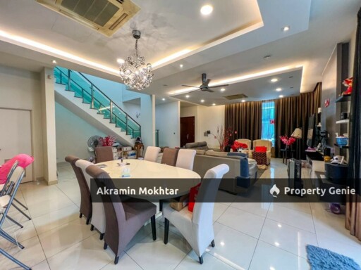 FREEHOLD & FULLY FURNISHED | 2 STOREY SEMI D, CASSIA @ GARDEN RESIDENCE, CYBERJAYA.
