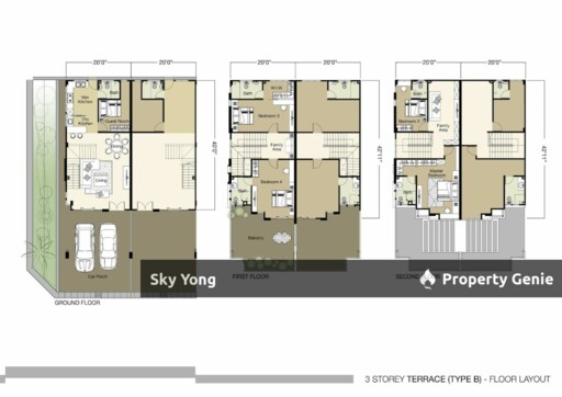 Tambun Royale Nova 3 storey terraced house for sale