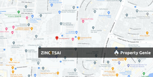 Vina Residency_Dual Key {Save RM 174,000} 6 mins drive to MRT Bandar Tun Hussein Onn