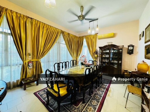Lagenda 1, Bukit Jelutong, Shah Alam | 2-Storey Superlink 5 Bedrooms | RM2.1M - Extended Kitchen, Facing Open & Extra Land