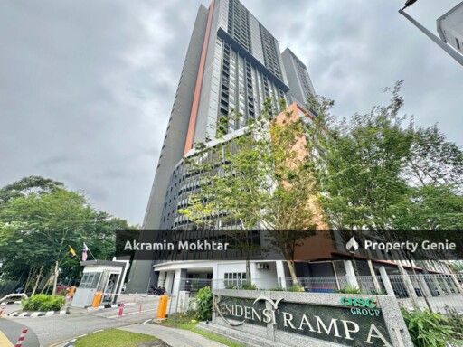 Corner Unit, Fully Furnished & 2 Parking | Residensi Rampai The Parc Tower, Setapak