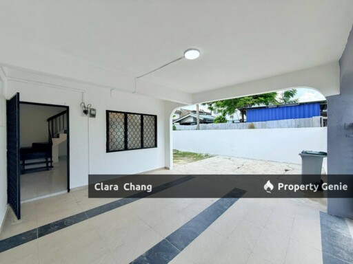 Taman Kluang Barat Double Storey Low Cost House Unblock Endlot Unit