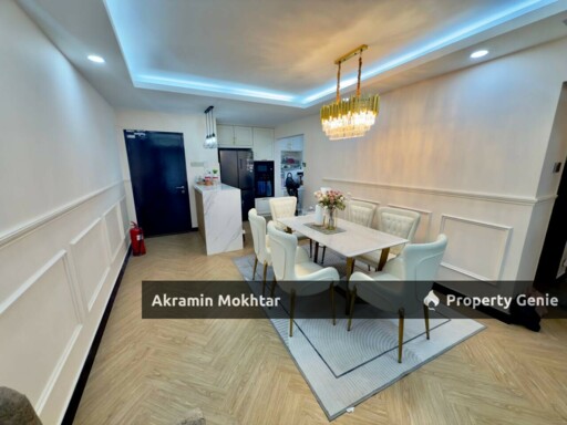 Freehold, Fully Furnished, Fully Renovated, Corner Unit & Covered Parking | Residensi Sutera 7, Taman Sutera Kajang Selangor .